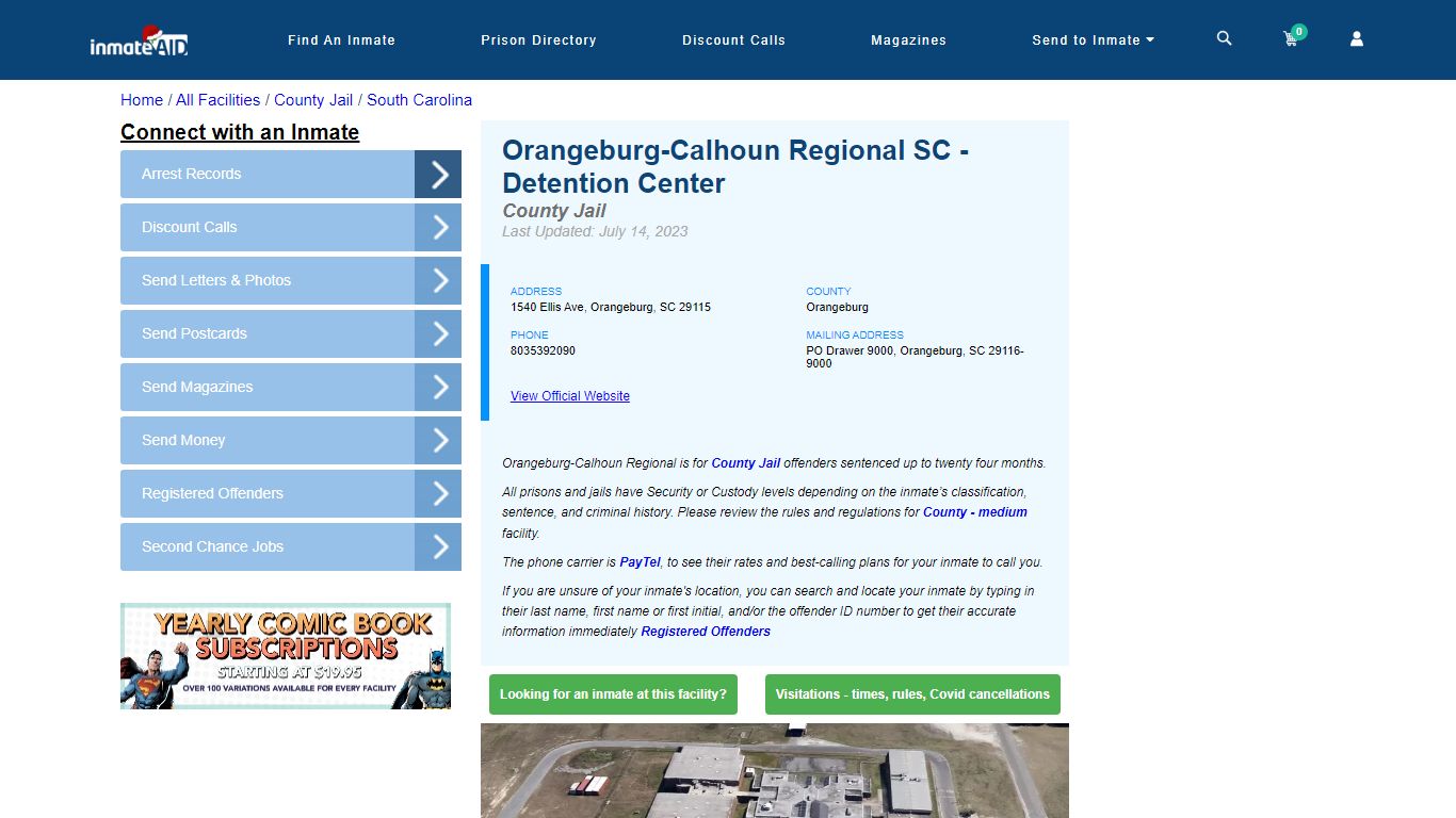 Orangeburg-Calhoun Regional SC - Detention Center